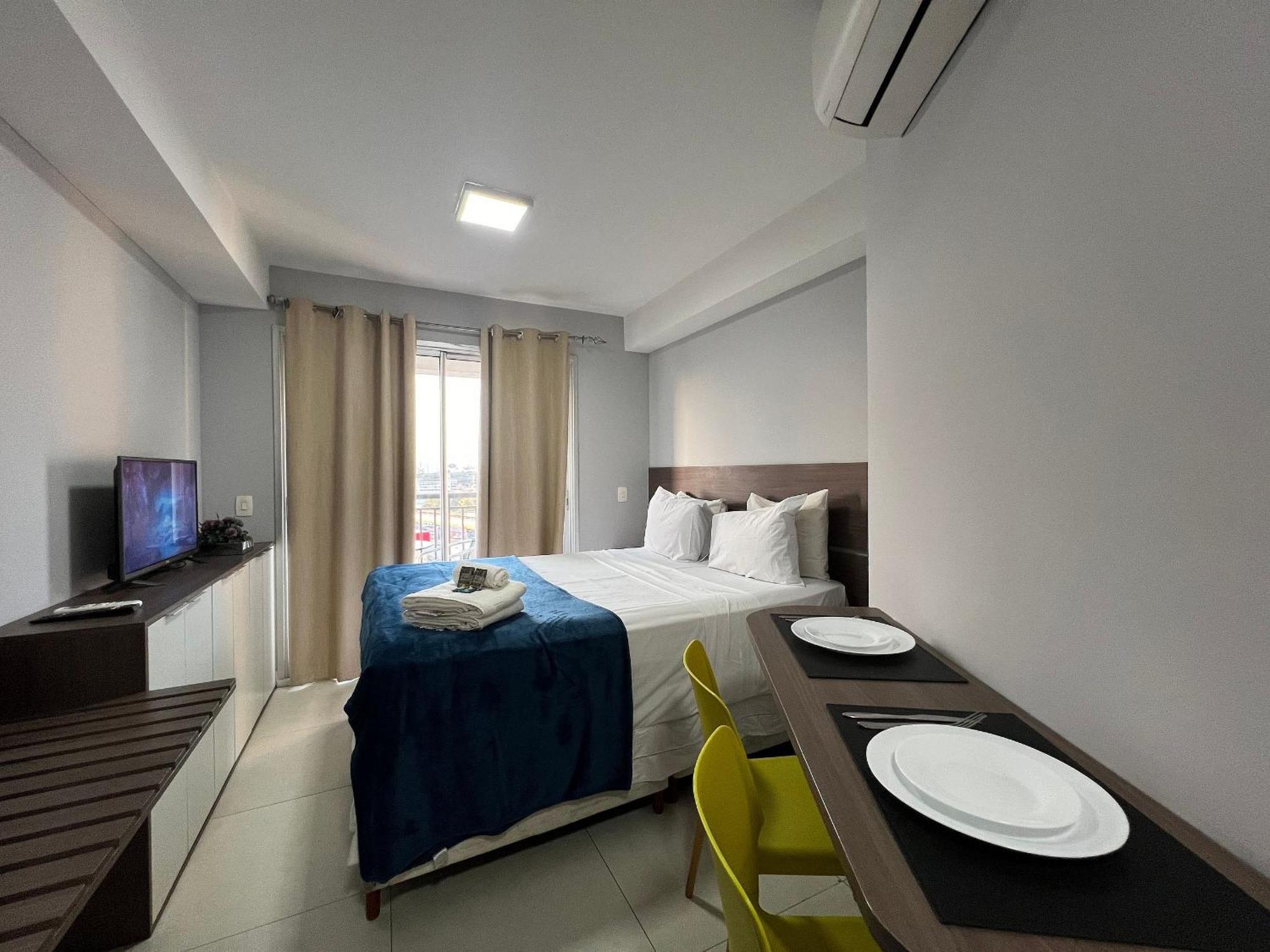 Apartamento Mh 50703 - Studio Proximo Expo Cn Com Ar/wifi E Vg